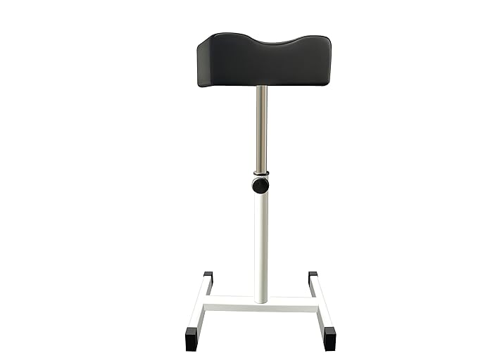 Pedicure Foot Rest,Adjustable Height Pedicure Stool,Pedicure Stand for Home Salon,Tattoo,Nail Tech(Black)