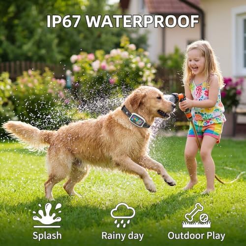 Automatic Bark Collar, with Bark Detection, for Dogs 10-120 lbs