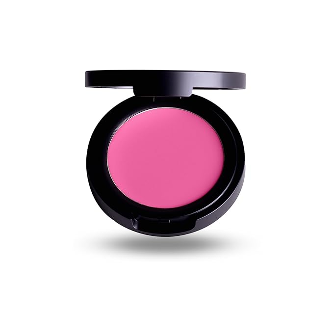 POISE Makeup HD Crème Lip and Cheek Compact | Long Lasting Cheek Blusher and Lip Stain Lipstick in One Hydrating for Skin Infused w/Shea Butter, ZONA ROSA