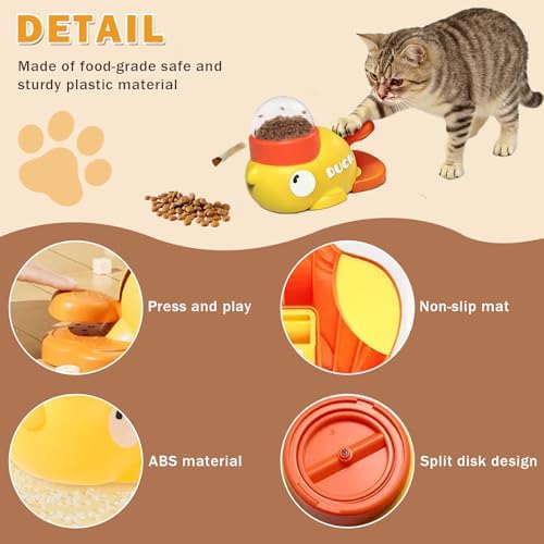 Interactive Puzzle Toy Treat Dispenser Toy for Dog & Cats,Whale Slow Feeder | Eenrichment Toys for Small Medium Dogs & Cats, Promotes IQ Training Reduces Bloating Anti Gulping