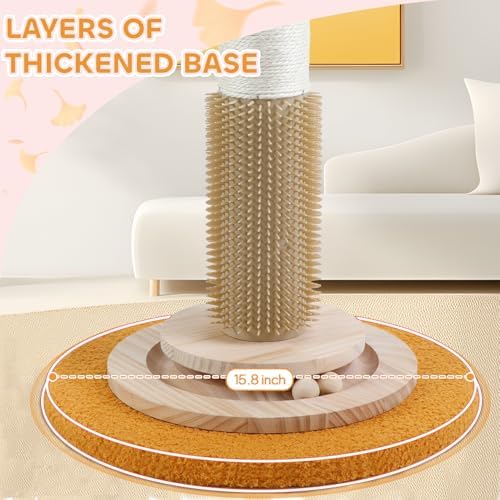 Cat Scratching Post,45'' Tall Scratcher Tree Toys for Indoor Large Cats