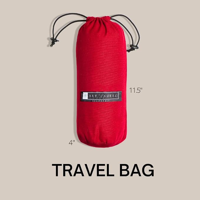 BAY LAUREL Turkish Beach Towel with Travel Bag 39 x 71 Quick Dry Sand Free Lightweight Large Oversized Towels Light