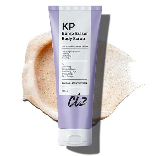 KP Bump Eraser Body Scrub: Exfoliating Keratosis Pilaris, Strawberry Skin Treatment - Smooths Rough, Bumpy, Dry Skin on Arms, Legs, Buttocks - KP Scrub Wash Helps Reduce Ingrown Hair Bumps