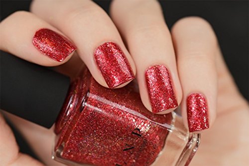 ILNP Cherry Luxe - Rich Red Holographic Nail Polish