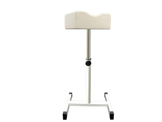 Pedicure Foot Rest,Adjustable Height Pedicure Stool,Pedicure Stand for Home Salon,Tattoo,Nail Tech(White)