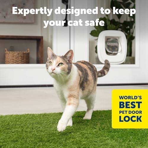 PetSafe Big Cat Door Glass Installation Adaptor, Glass Doors/Windows, White