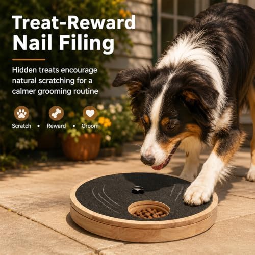 Scratch Pad Treat Dispenser for Dogs, Dog Scratch Pad Treat Dispense