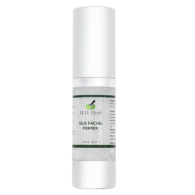 Professional Facial Primer. Hydrating, Pore Minimizing Formula for Flawless Makeup Application. Smooth Face Primer, Suitable for Mature Skin. Wrinkle Filling, Blurring Effect
