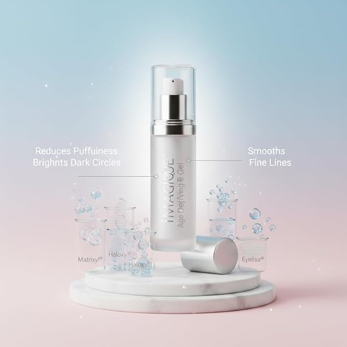 Age-Defying Eye Gel for Dark Circles and Puffiness with Matrixyl®, Haloxyl® & Eyeliss® - Anti-Aging Treatment for Fine Lines & Wrinkles