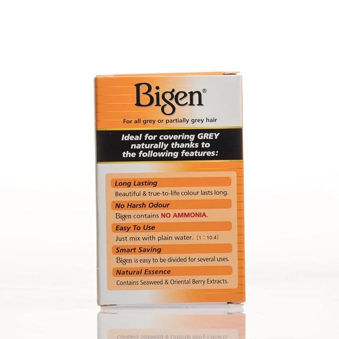 Bigen Powder Hair Color #47 Medium Chestnut 0.21oz (2 Pack)