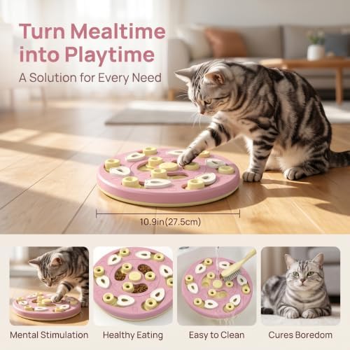 NorthCreek Cat Puzzle Feeder, 10.9''