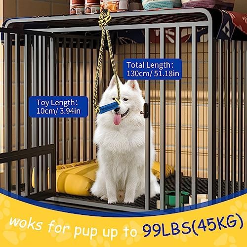 Interactive Dog Toys，Crate Training Aids for Puppies，Yellow