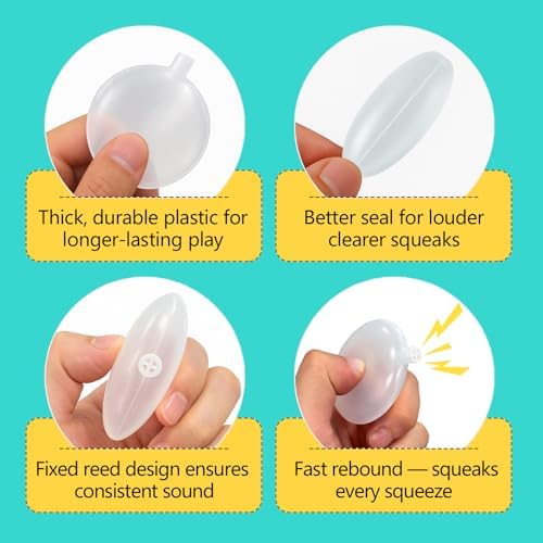 Squeakers for Dog Toys - 22pcs 50mm Replacement Dog Toy Squeakers