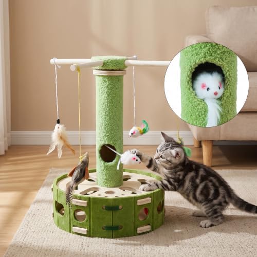 Interactive Cat Toys for Indoor Cats, Cat Enrichment Puzzle Toy S