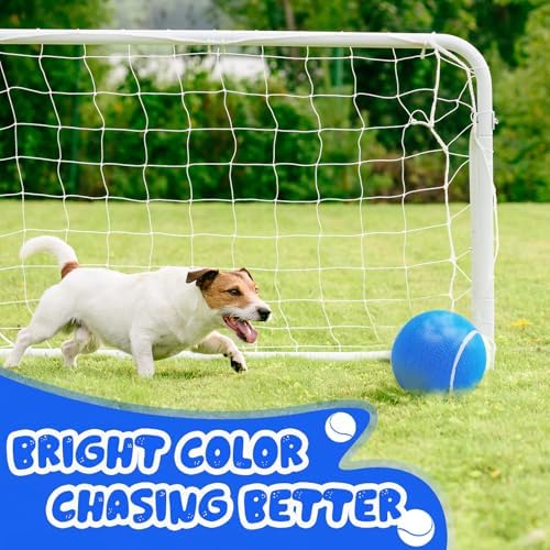 Banfeng Giant 8" Dog Tennis Ball Big Pet Toys Outdoor Sports Ball Interactive Dog Toy for Small Medium Large Dog(Blue)