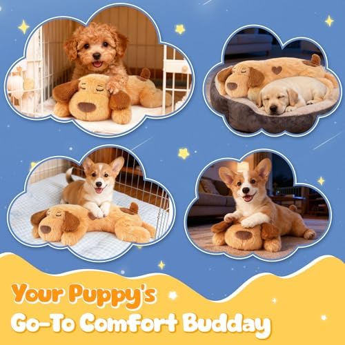 Heartbeat Puppy for Dogs, Calming Set with Lick Mat, Puppy Essentials