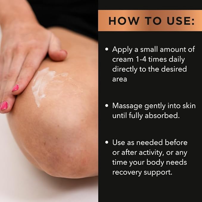 27:17 Recovery – Muscle Recovery Cream with Copper Peptides, Arnica, MSM & Menthol – Fast-Absorbing Joint & Muscle Support Lotion – Premium, Non-Greasy Peptide Cream (100ml / 3.38oz)