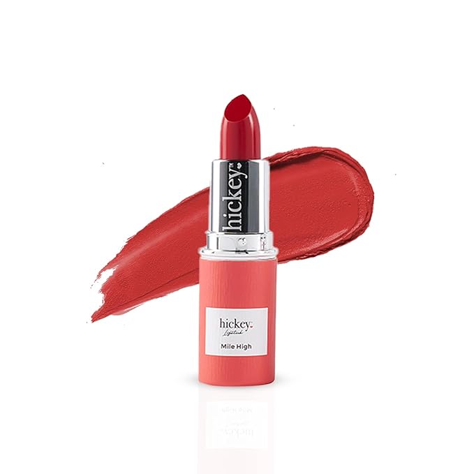 Hickey Lipstick For Women Fashion Week Lipstick Collection Refillable Perfect Red lipstick, Hot Pink, Nude, Light Pink & Coral Organic, Vegan, Gluten-Free Lipstick Long Lasting (Pack of 5)