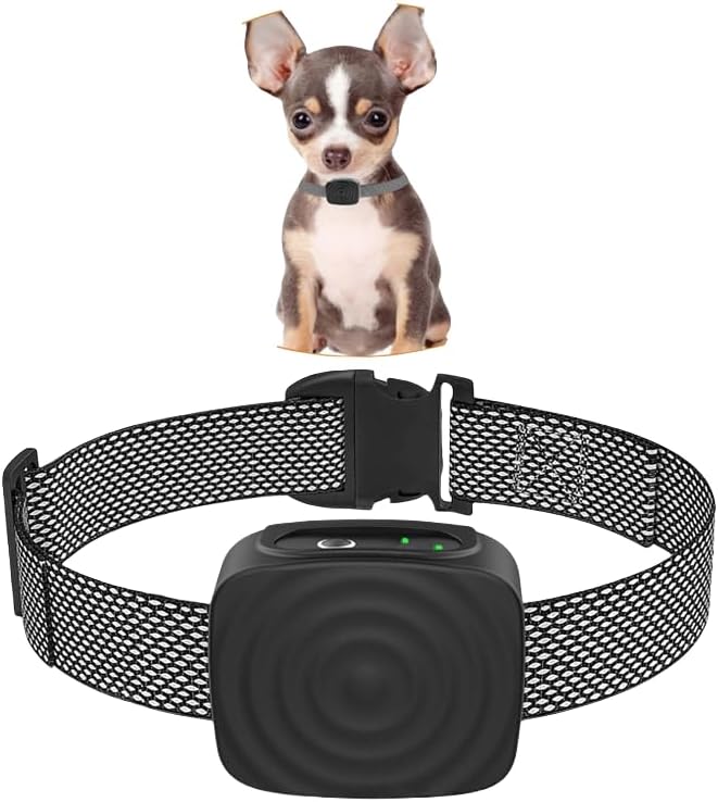 Pet Training Collar,Smart Dog Bark Collar, Anti-Barking Device with Smart Interference，Effective AI Bark Collar with Adjustable Beep Vibration Modes & 5 Sensitivity ，USB Rechargeable，IP67 Waterproof