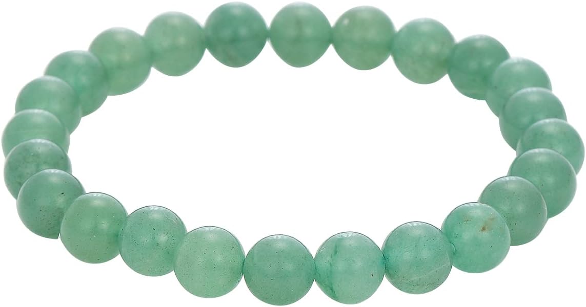 Crystal Vibe 8mm Beaded Bracelets For Women Men - Healing Crystal Bracelet - Adjustable Size