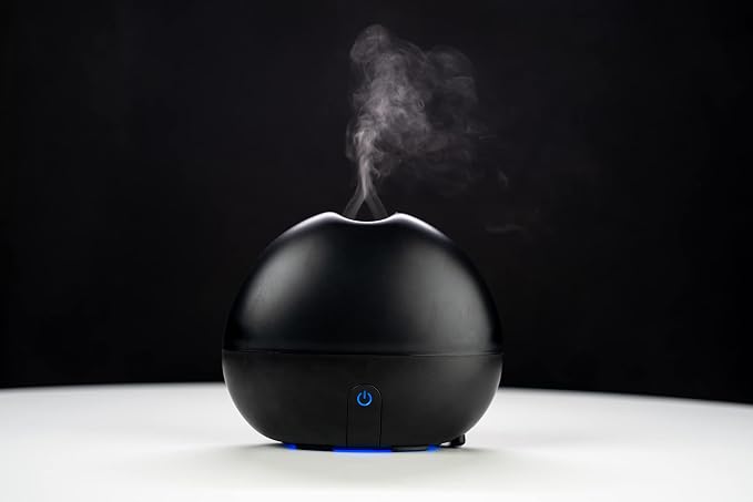 New Ultransmit ipple Aromatherapy Diffuser - Ultrasonic Mini Humidifier & Aroma Diffuser (Black)