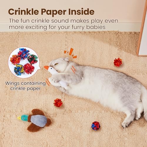 Potaroma Birds Cat Toys, 2 Pack Catnip Toys Soft Durable