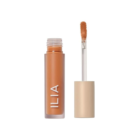 ILIA - Matte Liquid Powder Eye Tint | Cream-to-Powder Eyeshadow, Smudge-Resistant, Quick-Dry, Weightless, Water-Based | Non-Toxic, Vegan, Cruelty-Free, Clean Makeup (Ochre, 0.12 fl oz | 3.5 ml)