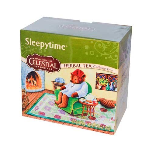 Celestial Seasonings Sleepytime Herbal Tea, Caffeine Free, 40 Tea Bags Box (Pack of 6)