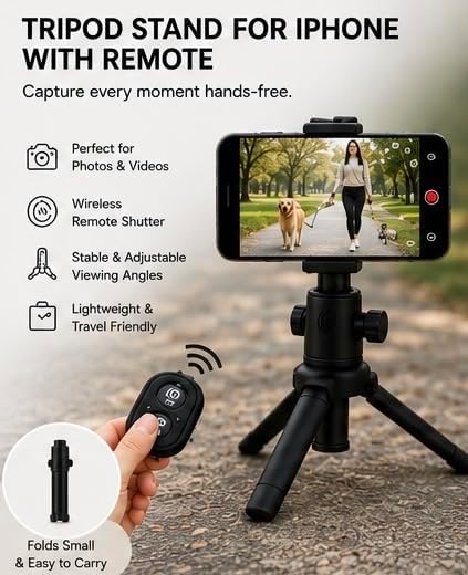 Hands-Free Dog Walking Crossbody for Training, Treat Pouch, Built-in Poop Bag Dispenser, Used Bag Hook & Bonus Tripod (Black)