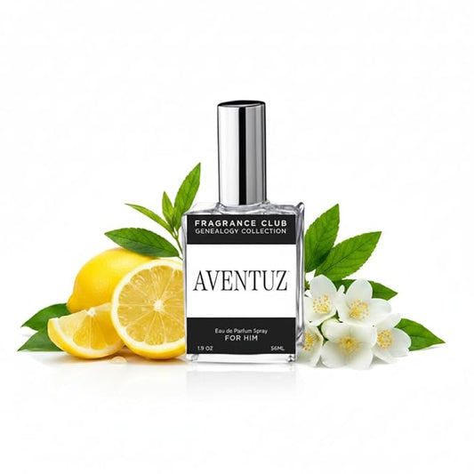 Aventuz Eau de Parfum for Men – Long Lasting Woody Citrus Cologne – Bold Fresh Masculine Scent – Luxury Inspired Fragrance – 1.9 oz
