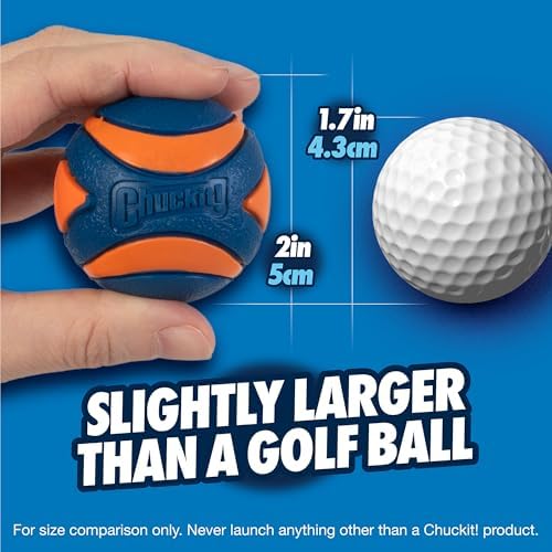 Chuckit! Ultra Squeaker Ball Dog Fetch Toy, Small 2in, for Little Breeds