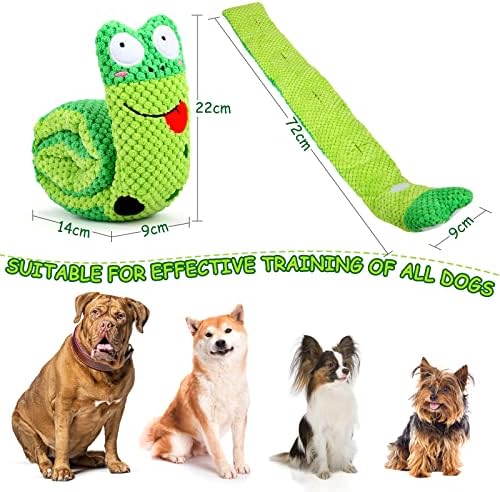 Letsmeet Squeaky Snuffle Dog Toy for Boredom Relief, Interactive Treat Puzzle Plush for Mental Stimulation & Foraging Training, Soft Chew Toy for Small Medium Dogs
