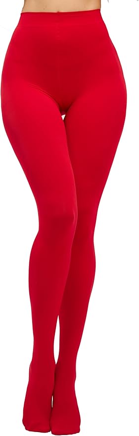 CozyWow Women's 80D Soft Opaque Tights, High Waist Solid Color Womens Tights with 30+ Colors