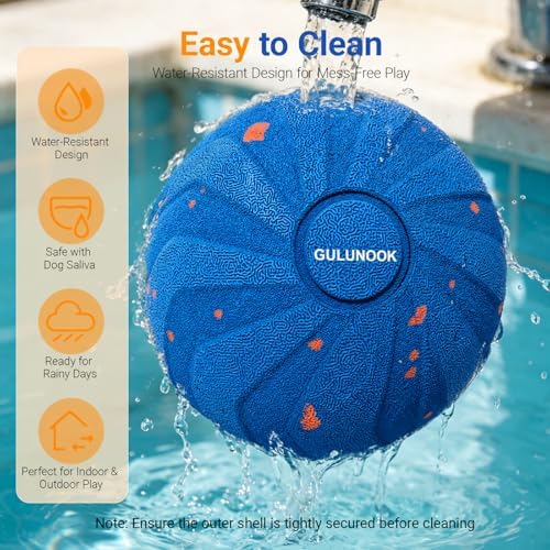 T02 Replacement Dog Ball Shell, 82mm, 90g Lightweight, Blue