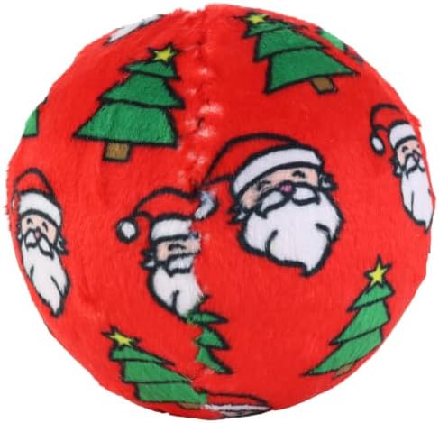 MIGHTY Tuffy 2 Pack Medium Ball Ultra Durable Plush Dog Toy