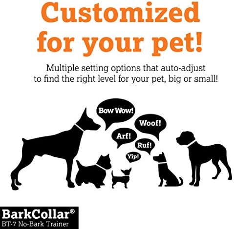 Dogwatch Anti-Bark Collar for Small to Large Dogs - Waterproof Bark Control Training Device with Beep, Vibration, and Shock Features - Efficient No Bark Collar for Dog Barking Control (Black)