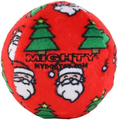 MIGHTY Tuffy Medium Ball Ultra Durable Plush Dog Toy