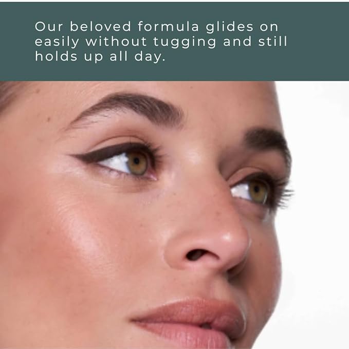 Honeybee Gardens Effortless Eyeliner Pencil in Smoking Gun, Rich Pigmentation, Smooth, Long-Wearing, Vegan, Gluten-Free