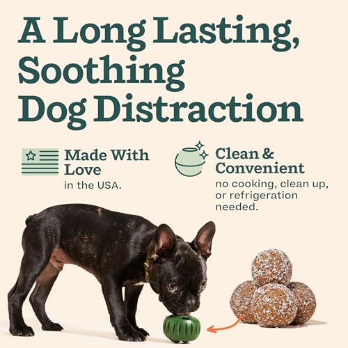 WOOF Pupsicle Calming Starter Kit - Pupsicle and Calming Pops Bundle - Long-Lasting Interactive Dog Toy - 7 Refills with Thiamine, Tryptophan, Passion Flower for Medium and Large Dogs 25-75 lbs