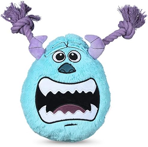 Disney for Pets Pixar Monsters Inc Sulley Rope Head Dog Toy, 9 Inch
