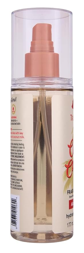 Tree Hut Coco Colada Hair & Body Mist, Hydrating & Alcohol-Free Body Spray, Summer Scent, Fragrance with Coconut and Pineaple Notes, 6 Fl Oz.