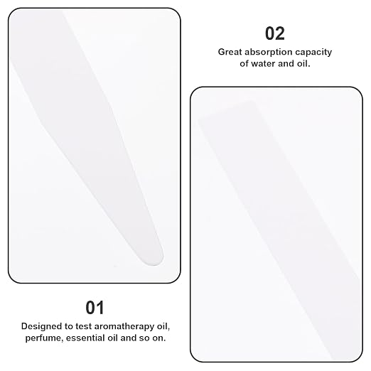SUPVOX 100Pcs Essential Oil Test Strips Paper for Aromatherapy Fragrance Sampling and Blending 5.90In Length