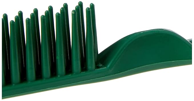 3 Row Styling Comb For Detangling, Defining And Separating Curls (Green)