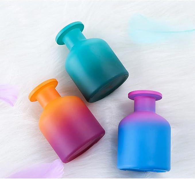 1PCS 150ml/5oz Empty Refillable Glass Diffuser Bottle Exquisite Essential Oils Container for DIY Replacement Aromatherapy Diffuser Sticks Sets Essential Oils Crafts Decor