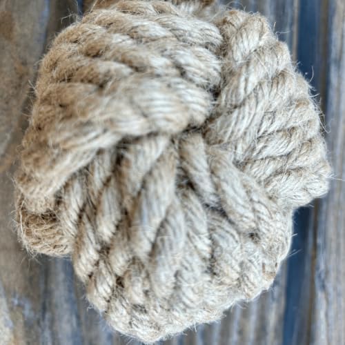 Medium Hemp Rope Dog Tug Toy, Eco-Friendly, No Harmful Dyes (not a chew Toy!)