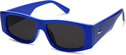 SOJOS Trendy Y2K Rectangle Polarized Sunglasses for Women Men Fashion Designer Rave Sunglasses SJ2228