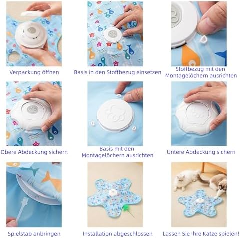 Hide and Seek Interactive Cat Toys, Puzzle Motion Activated for Indoor Cats