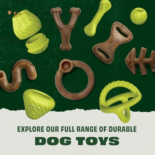 Benebone Natural Rubber Tug Interactive Dog Toy, Natural Rubber | Natural Rubber, Tough for Tug-of-War, Builds Bond, Grip Without the Nip, Dishwasher Safe, Long-Lasting