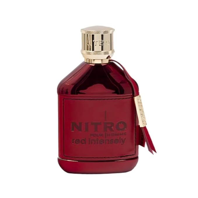 Dumont Nitro Red Intensely 3.4 Fl Oz Extrait De Parfum for Men – Aquatic Woody Fragrance – Rich Sensual Long Lasting Scent