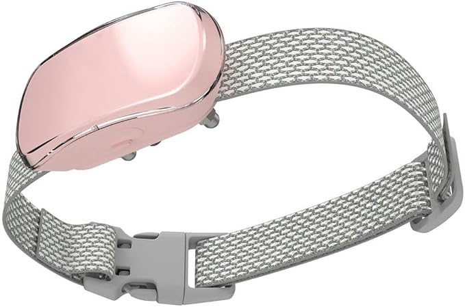 Bark Collar, Dog Bark Collar for Small, Medium and Large Dogs, with 5 Adjustable Sensitivity Beeps Vibration Shock, Waterproof Rechargeable Smart Bark Collar (Pink Colour)